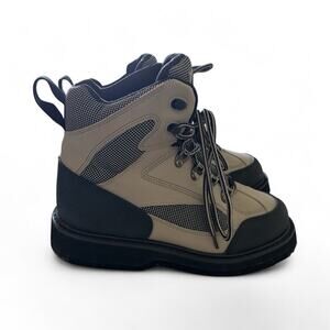 Hodgman Felt Sole Wading Fishing Lace Up Boots Shoes Men's Size 8 Super Clean!